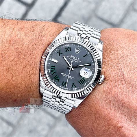 rolex datejust 41 wimbledon 126334|Rolex Datejust 41 smooth bezel.